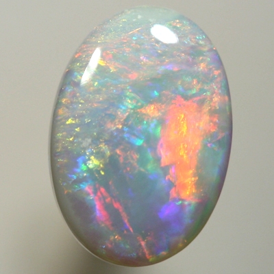 SOLID SEMI BLACK OPAL  Rolling flashes of red to orange SEE VIDEO